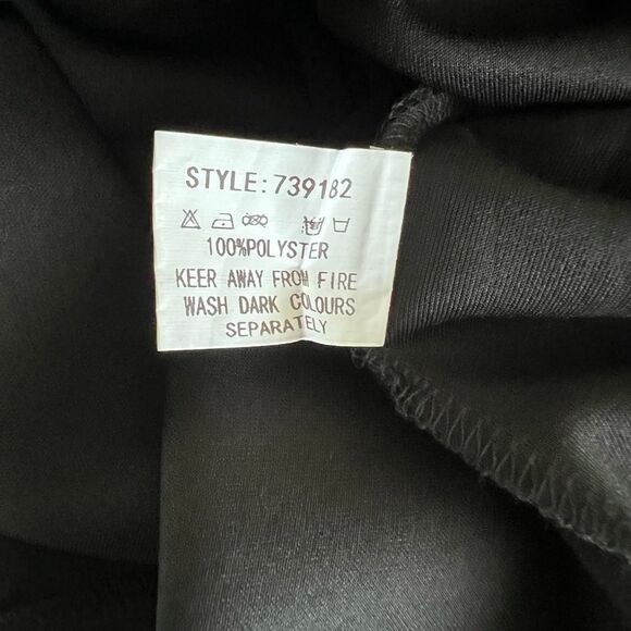 Mini Dress Club L V Neck Cage Detail Black Size 6 - Picture 6 of 7